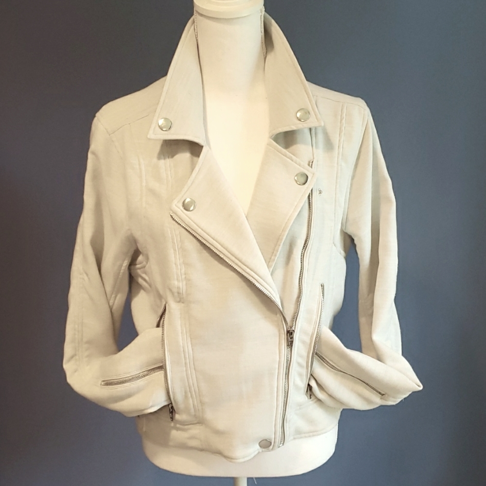 Blank NYC Fabric Biker jacket